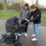 Gregg Sulkin Instagram - First time taking my niece Sidney for a walk ❤️ London, United Kingdom