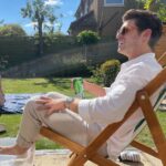 Gregg Sulkin Instagram – English summers 😂
