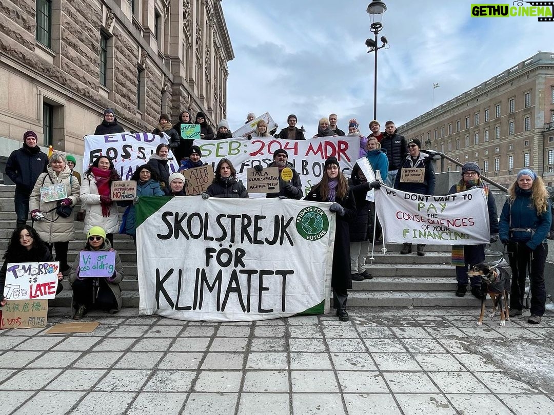 Greta Thunberg Instagram - Climate strike week 241. #FridaysForFuture #ClimateStrike #TomorrowIsTooLate Parliament House, Stockholm