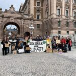Greta Thunberg Instagram - Climate strike week 240. #FridaysForFuture #ClimateStrike #TomorrowIsTooLate #StopWillow #NoMoreDrilling Parliament House, Stockholm