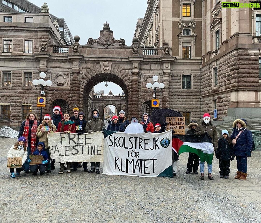 Greta Thunberg Instagram - Climate strike week 279. #FridaysForFuture #ClimateStrike @fridaysforfuture.stockholm Parliament House, Stockholm