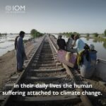 Greta Thunberg Instagram - Countless of people are having to flee because of the climate crisis. The time to act is now. We need to get informed, speak up on climate justice and migrant justice, and support vital organizations like @unmigration . The Greta Thunberg Foundation supports IOM’s important work with people displaced by the climate crisis in Pakistan & Somalia. @unmigration is helping people to find a way to stay, adapt and move when there is no other option. You can also support IOM at the link in bio. #ClimateMigration #ClimateJustice
