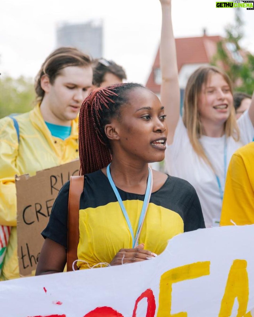 Greta Thunberg Instagram - Only a week ago I was in Paris at the shareholder meeting of the French Oil company total to let them know they need to stop EACOP because youth from around the world are watching their actions, not their words. Their words are meaningless. This week we bring the same message to the biggest German bank behind Total, Postbank and its mother company Deutsche Bank. The headquarter of Postbank is in Bonn, just 900 meters away from the UN conference center where diplomats forge initiatives to stop the climate crisis from escalating. The distance from those who finance the burning of fossil fuels, the destructions of lives and livelihoods, of future and present and those who try to stop the worst from happening could not be bigger. And yet they are only a walk in the park away. We ask a simple question: How do we expect the world to stop digging up new gas and oil if not even the French oil company is ending exploration of new fossil fuels? Another question, how do we expect the UN conference to agree on a full fossil fuel phase out if extraction is still being financed? We demand two simple steps: Stop Total from building most symbolic pipeline in the world - EACOP in Uganda and Tanzania. And end all new oil and gas exploration around the world, in line with the @IEA Net Zero scenario and @fbirol call for: "no new oil and gas". Pics: @mariejacquemn Bonn, Germany