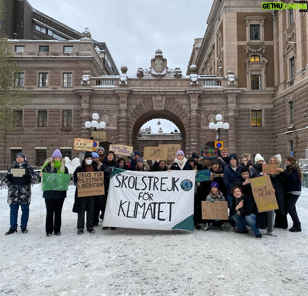 Greta Thunberg Instagram - Climate strike week 276. We need real climate action now! #FridaysForFuture #ClimateStrike Parliament House, Stockholm