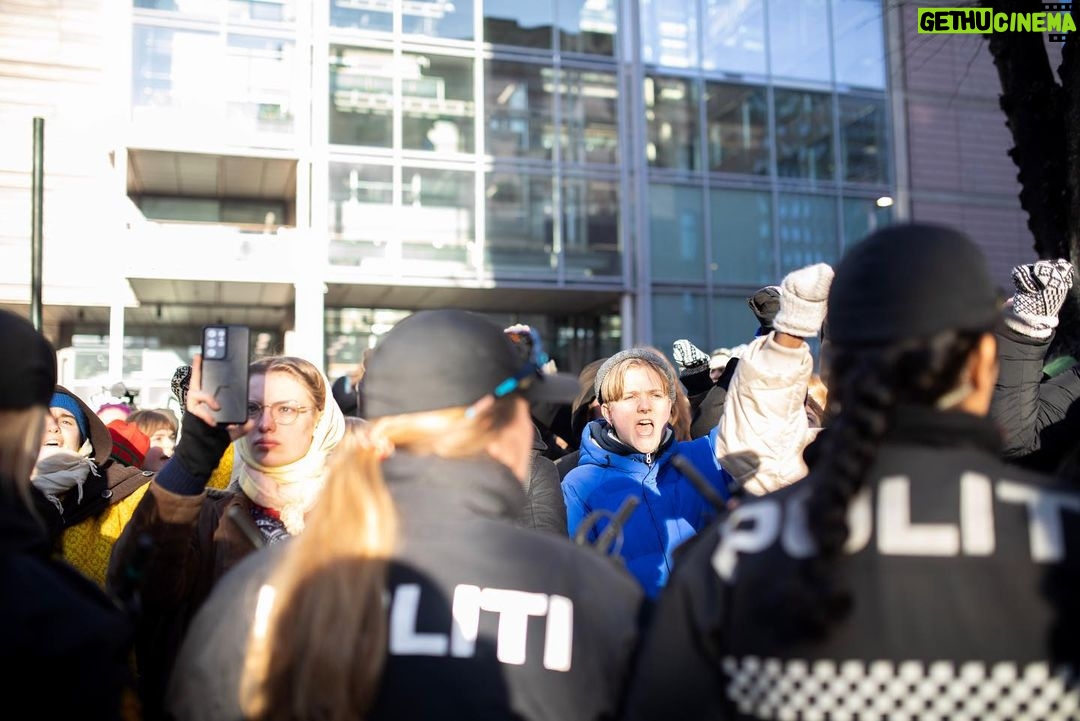 Greta Thunberg Instagram - We have now closed 10 ministries in Oslo! The police have removed us from multiple ministries the last three days, but we are back! If you want to support us you can: - Donate money to Natur og Ungdoms fundraiser to help organize the demonstrations and to help cover the fines that the demonstrators has gotten the last few days - Spread information about the ongoing human rights violation in Norway - Sign the petition @amnesty_norge has made to remove the windmills at Fosen Foto nr 7-8: Thor Due
