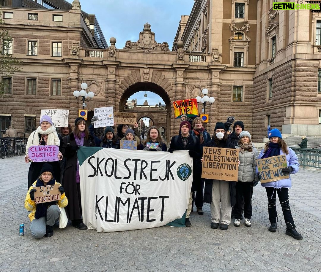Greta Thunberg Instagram - Climate strike week 275. #FridaysForFuture #ClimateStrike Parliament House, Stockholm