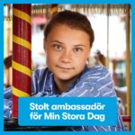 Greta Thunberg Instagram - Idag blir jag stolt ny ambassadör för @minstoradag som uppfyller önskningar och ger livsviktig glädje till barn med allvarliga sjukdomar och diagnoser. För mig betyder det väldigt mycket eftersom det är avgörande att bry sig om den kamp som många av dessa barn utkämpar varje dag i det tysta. Med hjälp av mina egna erfarenheter om vad det innebär att vara ung och leva med en diagnos önskar jag kunna stötta andra unga. 📸: Magnus Ragnvid