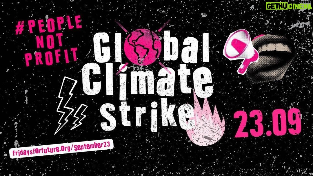 Greta Thunberg Instagram - Less than one month until our next global climate strike! On September 23rd we will strike for climate reparations and justice. Find out more at fridaysforfuture.org/September23 (link in bio) #PeopleNotProfit
