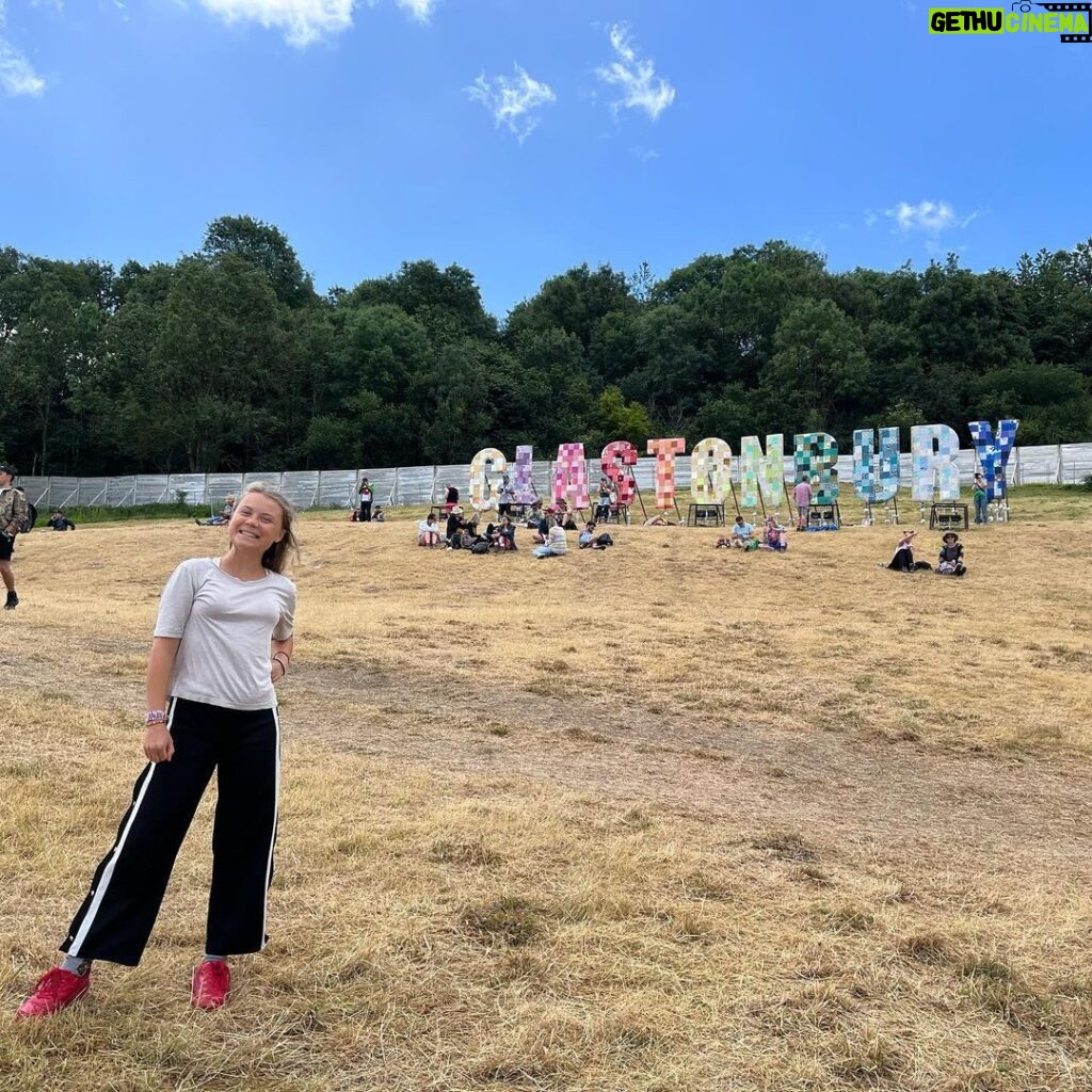 Greta Thunberg Instagram - I’m excited to announce that today I will be on the Pyramid Stage at Glastonbury 5.15pm. See you there! Glastonbury Festival