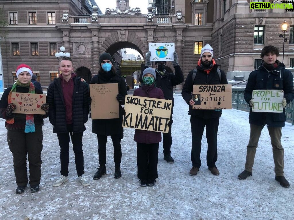Greta Thunberg Instagram - School strike week 172. #FridaysForFuture #ClimateStrike #UprootTheSystem Parliament House, Stockholm