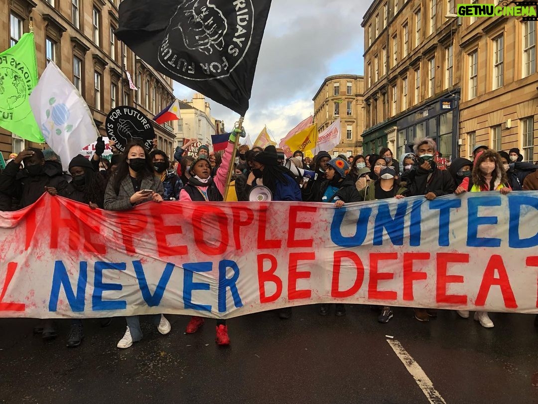 Greta Thunberg Instagram - Glasgow right now! Glasgow, United Kingdom