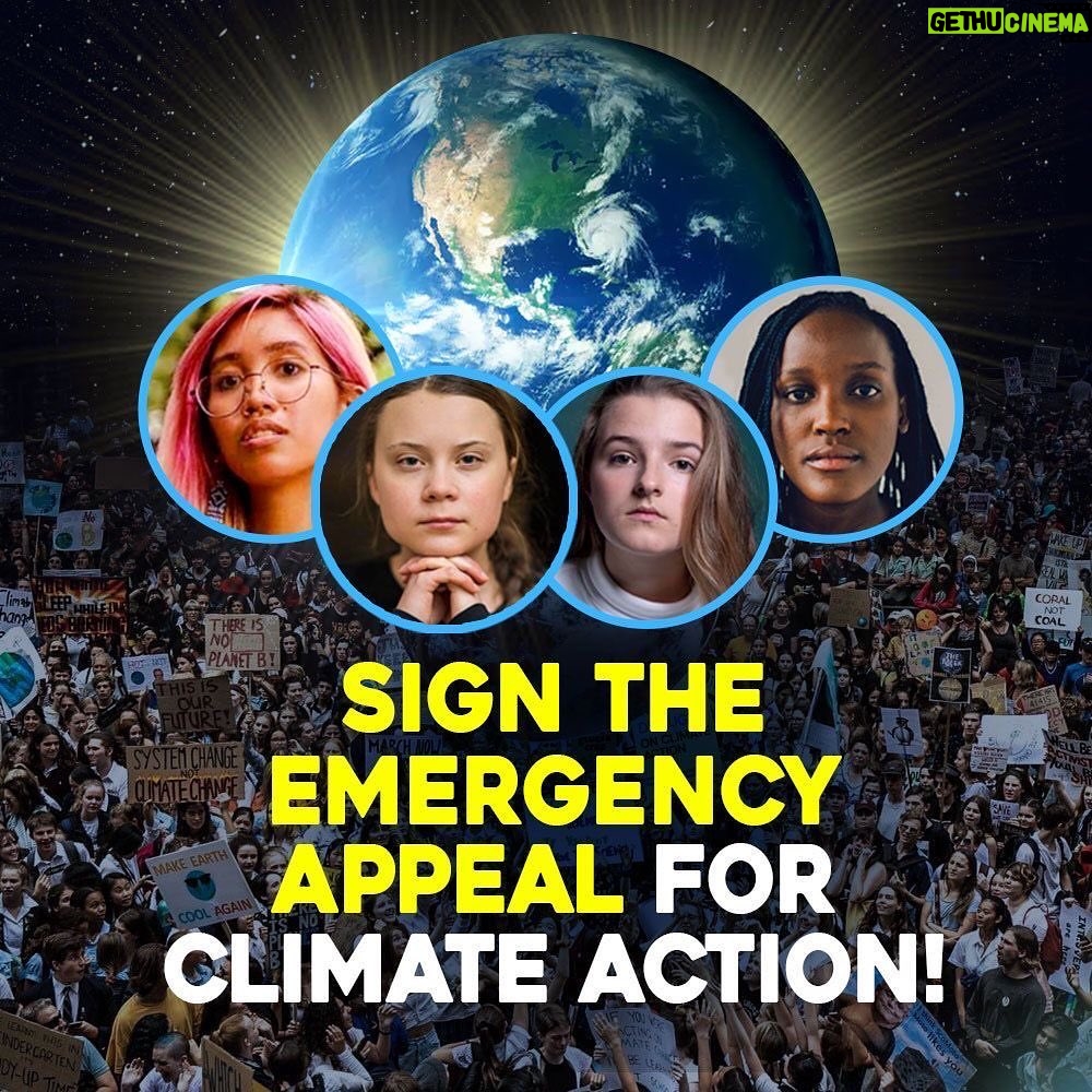 Greta Thunberg Instagram - “As citizens across the planet, we urge you to face up to the climate emergency. Not next year. Not next month. Now” Join me and activists from all over the world and demand our leaders to face the climate crisis at #COP26  Already more than 650 000 people have signed! Link in bio! Glasgow, United Kingdom