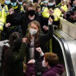 Greta Thunberg Instagram - Finally in Glasgow for the #COP26! And thank you for the very warm welcome…😅 Glasgow, United Kingdom