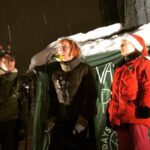 Greta Thunberg Instagram – Yesterday in Sundsvall people gathered for a Lucia-manifestation to demand an end to the unsustainable forestry that harms the environment, the climate and often violates indigenous rights. @fridaysforfuturesundsvall 
#FridaysForFuture #UprootTheSystem #StandWithSápmi Sundsvall, Sweden