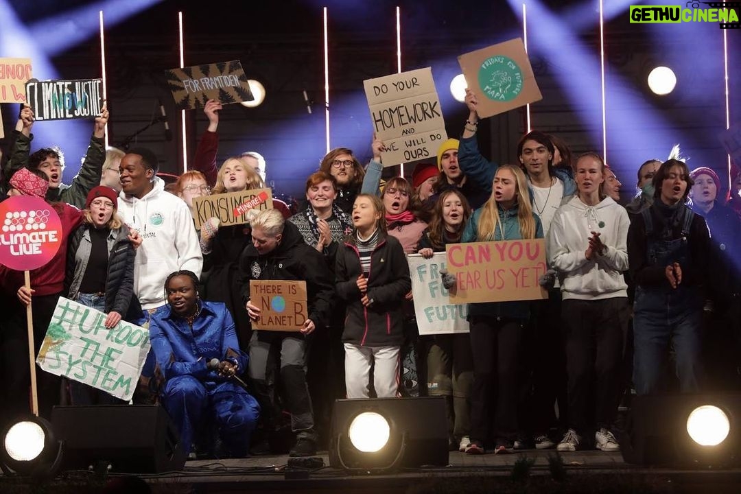 Greta Thunberg Instagram - Climate Live Sweden yesterday was amazing! Thank you everyone who made this possible, all the artists, speakers and above all thank you to the organisers for all your work! 📸: Adam Karls Johansson Stockholm, Sweden