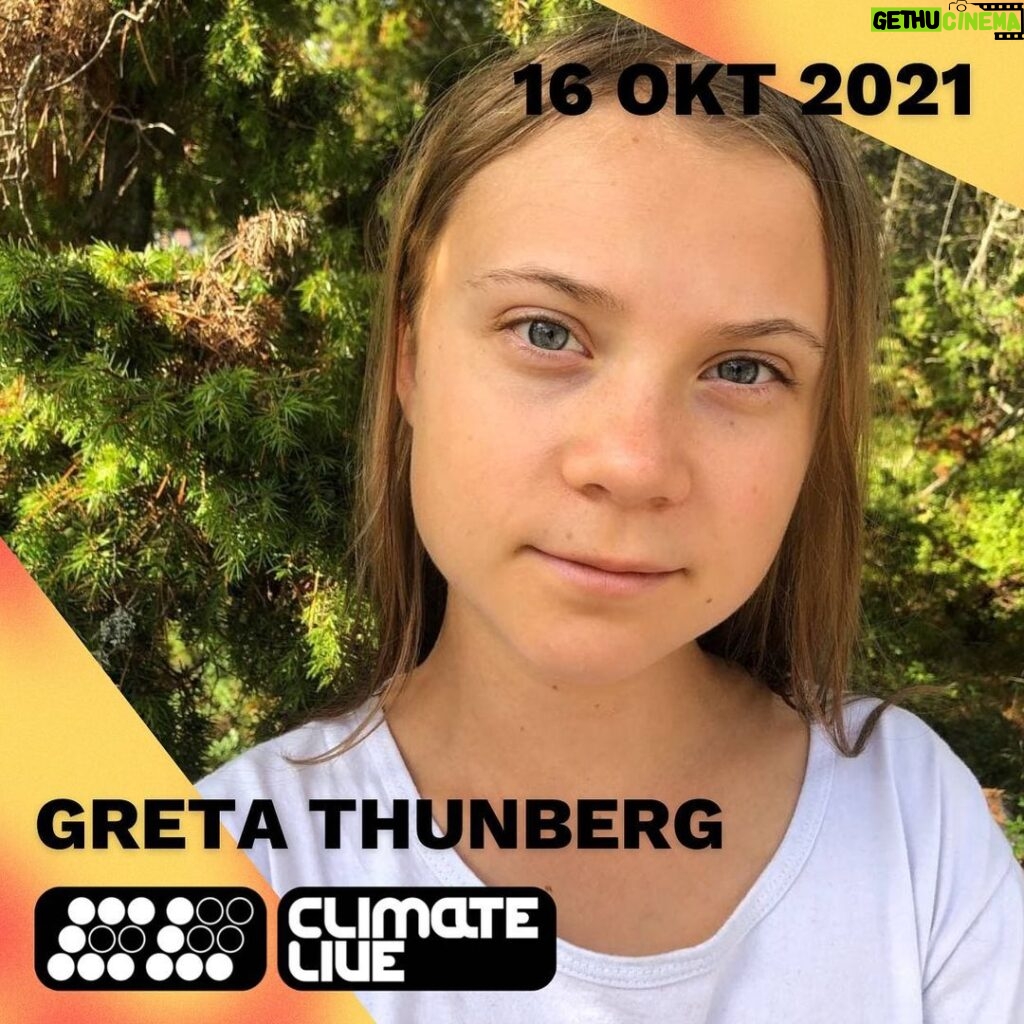 Greta Thunberg Instagram - I - along with others - am speaking at Climate Live in Stockholm on October 16th. Climate Live is a series of grassroots concerts for climate justice organised by young activists, which takes place simultaneously all over the world. The concerts aim to use music to engage, educate and empower a new audience to put pressure on world leaders to act against the climate crisis. Find out more at climatelive.se and climatelive.org @climatelive2021 @climateliveswe #CanYouHearUsYet Stockholm, Sweden