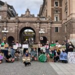Greta Thunberg Instagram - School strike week 156. Even though it’s summer holiday we keep on protesting on Fridays. #MindTheGap #climatestrikeonline #fridaysforfuture #FaceTheClimateEmergency Parliament House, Stockholm