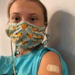 Greta Thunberg Instagram - Today I got my first COVID-19 vaccination dose. I am extremely grateful and privileged to be able to live in a part of the world where I can already get vaccinated. The vaccine distribution around the world is extremely unequal. According to New York Times; “84 percent of shots that have gone into arms worldwide have been administered in high- and upper-middle-income countries. Only 0.3 percent of doses have been administered in low-income countries.” No one is safe until everyone is safe. But when you get offered a vaccine, don’t hesitate. It saves lives. #VaccineEquity Skärholmen Centrum
