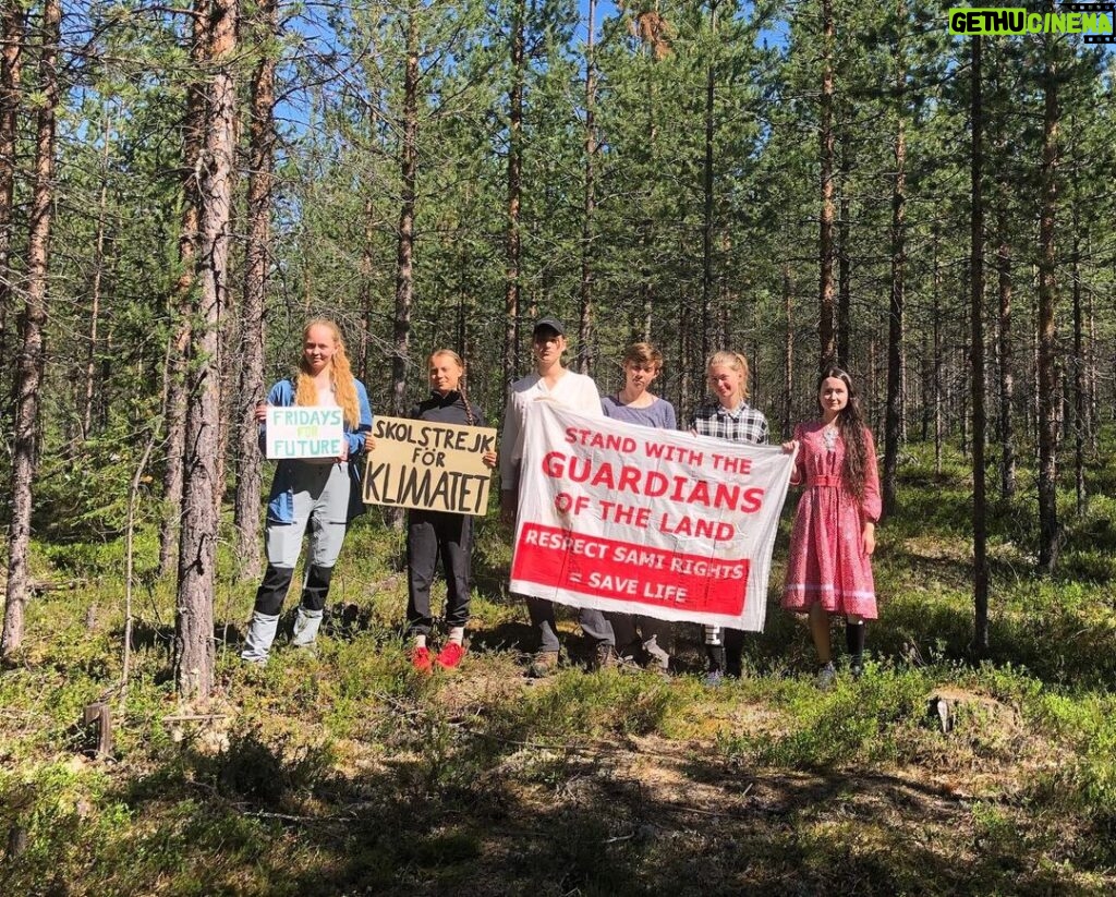 Greta Thunberg Instagram - School strike week 151. This Friday we are in a tree plantation in Sápmi, in Northern Europe. This used to be a forest, but after it was cut down forest companies have planted an invasive tree species that grows quicker than the local ones. Cutting down forests - at a time when we need to maximise every possible carbon sink - is not only disastrous for the climate, but also for biodiversity. Not to mention the local indigenous Sami reindeer herders who have lived here and cared for this land for thousands of years. When humans now change and destroy the landscape, they also completely alter the living conditions for the local wildlife, as well as for the reindeer and humans living there. It is not just the forests and carbon sinks that are being eliminated, but also the history, future and traditions of the Sami people. Forests are not renewable, whatever the industries may say. Trees are renewable, but not forests. In a short term we only switch from one source of carbon to another when we burn biomass. Since we don’t have the time it takes for the clear cut to compensate for the carbon debt (to stay below 1,5°C of global heating) it should not be considered “climate neutral”. Amid the climate crisis and more frequent and intense extreme weather events (such as heatwaves, floods and wildfires) - these plantations also exacerbate their effects, increasing the devastation and suffering of people and wildlife. The indigenous Sami people have been historically systematically oppressed, and still are so today. Indigenous peoples make up 5% of the world’s population, but take care of 80% of the remaining healthy ecosystems. They are almost always on the frontline of the climate- and ecological crisis, but they are also leading the resistance. We have to listen to the guardians of the land and value their traditional knowledge to get out of this global crisis. The exploitation of nature, land and people needs to stop. #schoolstrike4climate #climatestrike #fridaysforfuture #IndigenousRights #StopFakeRenewables