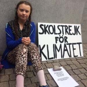 Greta Thunberg Instagram - ”We kids most often don’t do what you tell us to do. We do as you do. And since you grown-ups don’t give a damn about my future, I won’t either. My name is Greta and I’m in ninth grade. And I am school striking for the climate until election day.” 

This is what I wrote exactly 3 years ago - August 20th 2018 - during the first day of the school strike. 3 years later I am still here, but alongside millions from all over the world.
Since the first school strike the world has emitted over 120 billion tonnes of CO2. The changes necessary are still nowhere in sight. The climate crisis has still never once been treated as a crisis. But people are waking up and demanding climate justice. And we will always continue the fight for our future and present. We simply have no other choice. #FridaysForFuture