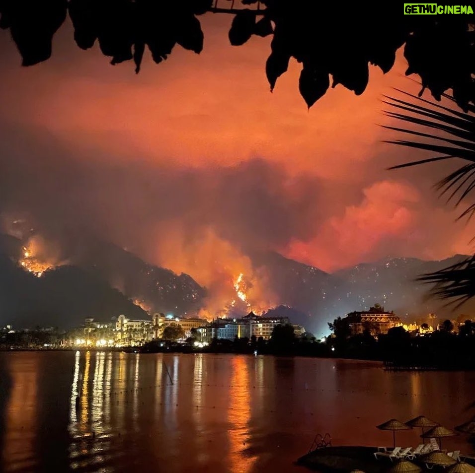 Greta Thunberg Instagram - Wildfires, floods, droughts, heatwaves and other (un)natural disasters rage all over the world. Many now ask "What will it take for people in power to act?". Well, it will take many things, but above all it will take: massive pressure from media and massive pressure from the public. 📸1: EPA-EFE /Mahmut Serdar Alakus 2: Getty images 3: CNS photo/ Wolfgang Rattay, Reuters 4: Getty images