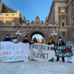Greta Thunberg Instagram - Climate strike week 283. #FridaysForFuture #ForestsAreNotRenewable #ClimateStrike #ProtectTheForest #StopExpansionStartRestoration #RestoreNature Parliament House, Stockholm