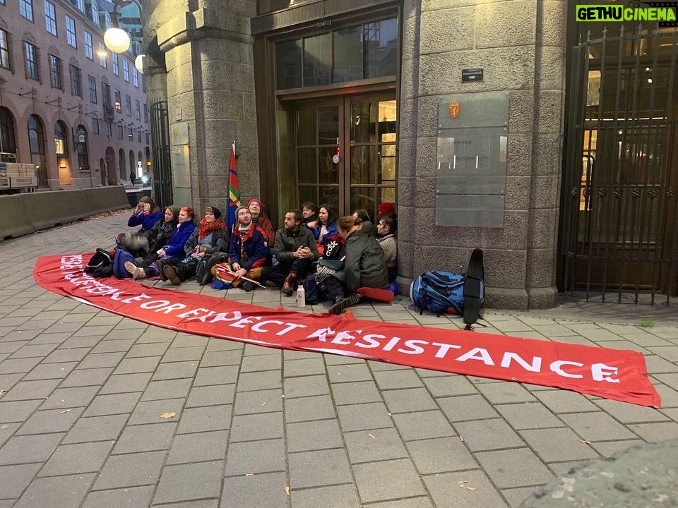Greta Thunberg Instagram - Week 269. Today I’m joining Sámi youth to blockade and shut down the Norwegian state due to their violations of human- and indigenous rights. Read more on @nsr_nuorat and @naturogungdom Oslo