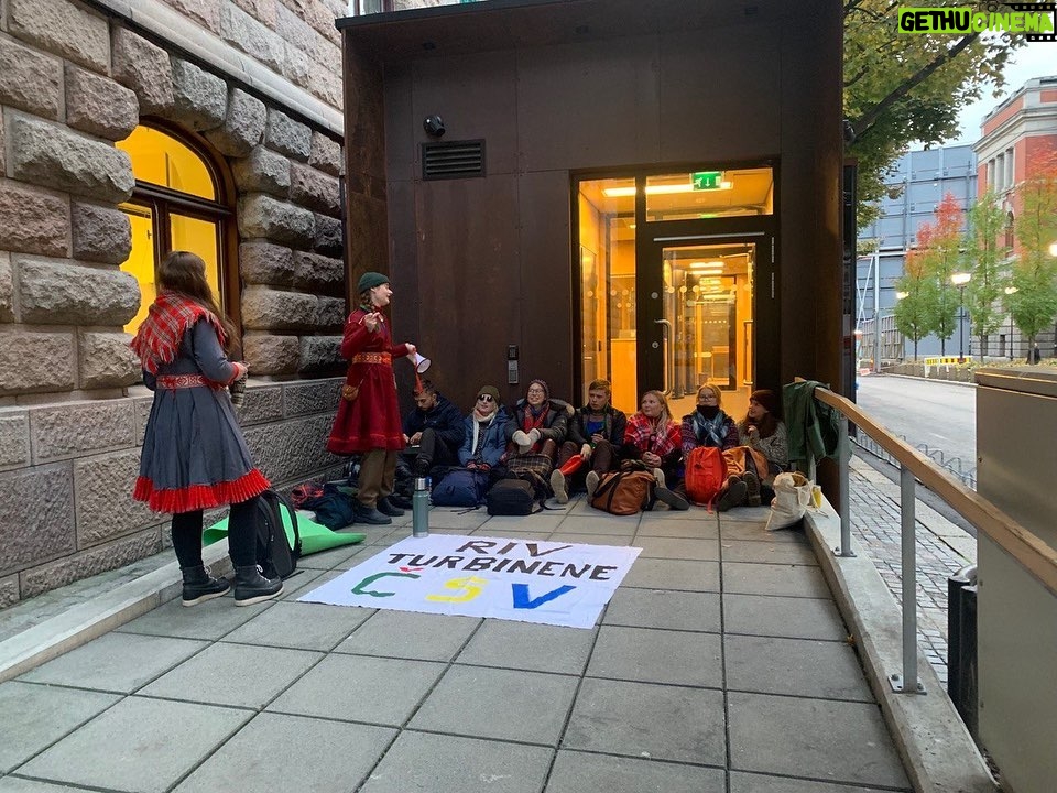 Greta Thunberg Instagram - Week 269. Today I’m joining Sámi youth to blockade and shut down the Norwegian state due to their violations of human- and indigenous rights. Read more on @nsr_nuorat and @naturogungdom Oslo