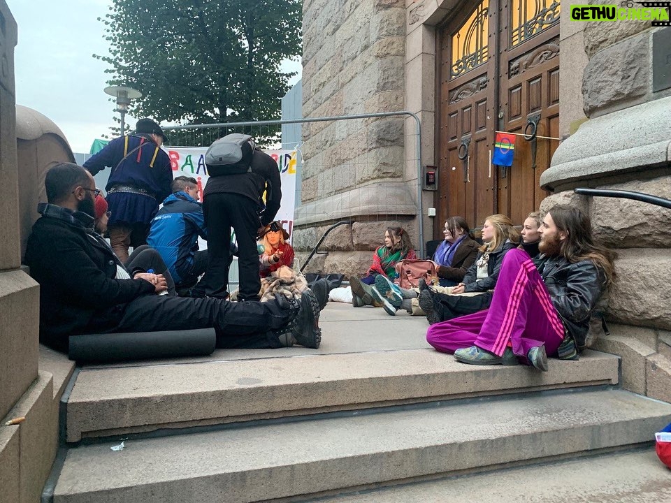 Greta Thunberg Instagram - Week 269. Today I’m joining Sámi youth to blockade and shut down the Norwegian state due to their violations of human- and indigenous rights. Read more on @nsr_nuorat and @naturogungdom Oslo