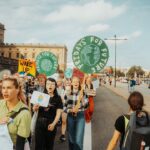 Greta Thunberg Instagram - For five years now we have been striking from school every Friday to protest and demand climate justice. We were born into a crisis that we did not create. It is shameful that the responsibility to act falls so disproportionately on children and youth, because the people in power and adults fail to step up. Even though many of us are privileged, we should not have to do this. But we have no choice. If we have the possibility to become activists, that is what we have to become. Giving up will never be an option, there is simply too much at stake. People are already losing their lives and livelihoods, due to the climate crisis, and it will continue to get worse until we take real action. We can no longer let the people in power get away with sacrificing people and the planet for their own gain. That is why we keep showing up every Friday, and will continue to do so. We are the change we want to see in the world. Join us and get organised, because we need you in this fight. 📸: @haglund.albin on yesterday’s climate strike in Stockholm. Stockholm, Sweden
