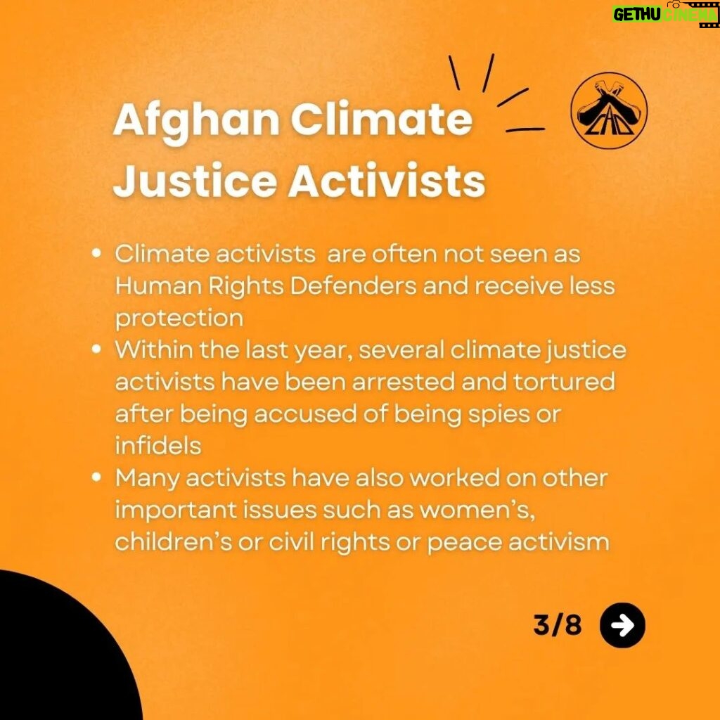Greta Thunberg Instagram - #DontForgetAfghanistan Today marks 2 years since took over Afghanistan. Climate justice activists are still in danger, share and support! . #fridaysforfuture #afghanistan