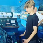 Griffin Wallace Henkel Instagram - When the #captain lets you steer the #ship.