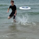 Griffin Wallace Henkel Instagram - #beach day #galveston #texas #teen #actor #frisbee