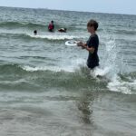 Griffin Wallace Henkel Instagram - #beach day #galveston #texas #teen #actor #frisbee