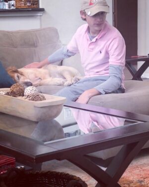 Griffin Wallace Henkel Instagram - Nothing too #important … 

#emotional support dogs, golfing with the #Light and other #stuff