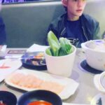 Griffin Wallace Henkel Instagram - Conveyor belt hot pot #sisters #birthday #delicious #fun #soup #happybirthday