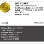 Gucci Mane Instagram - Long Live The Legend BigScarr wish you could be here to celebrate and see your first mixtape go Gold! It’s not many artist can say they did that out the gate! Always believed in you and will always miss you #TheSecretWeapon 🏆