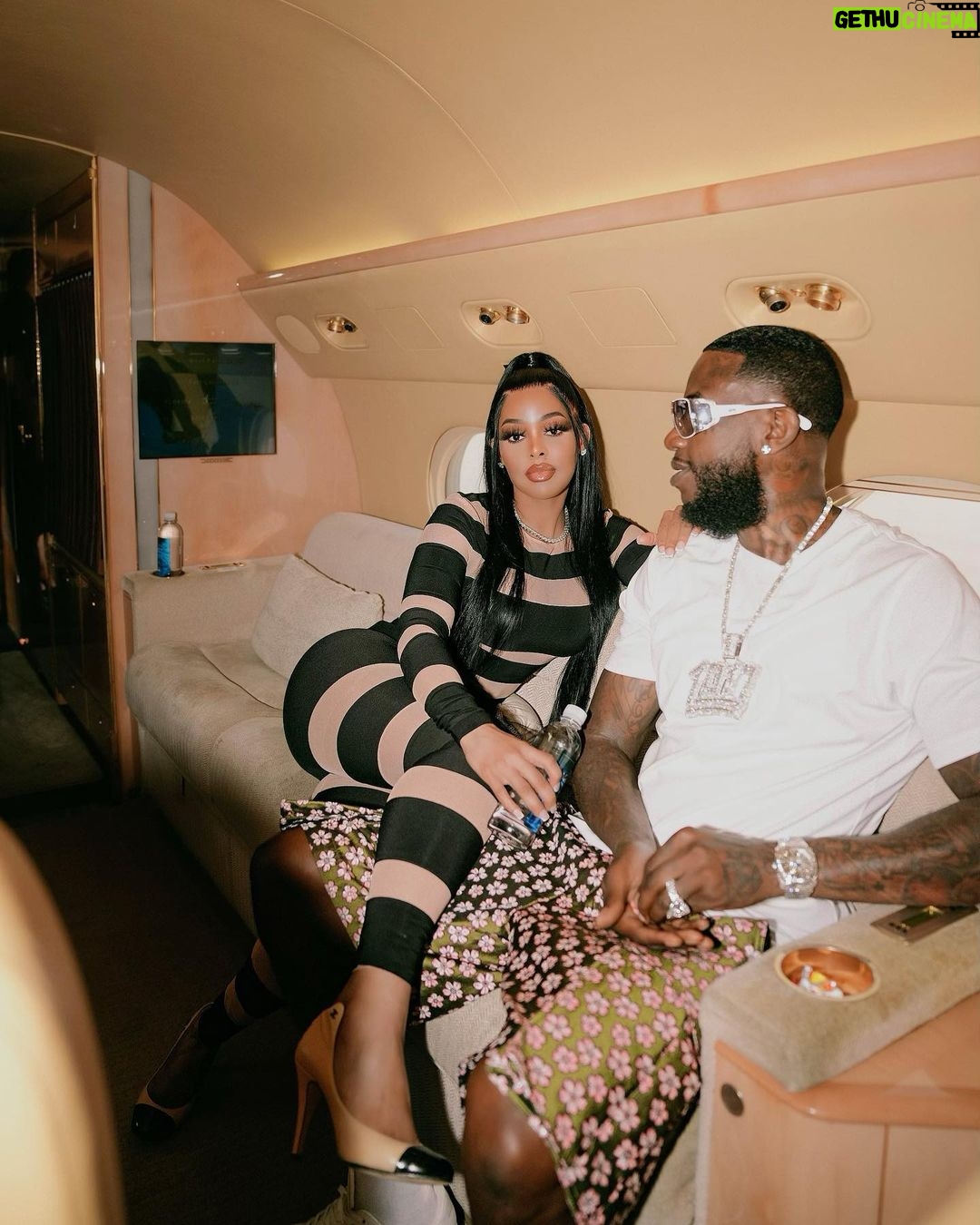 Gucci Mane Instagram - My wife my lucky charm @keyshiakaoir 💰💰