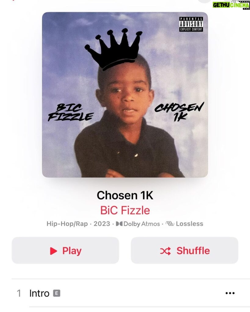 Gucci Mane Instagram - The youngest in charge just dropped his new tape #Chosen1k @bicfizzle show him some support every song snappin!!! 🥶link in bio #1017