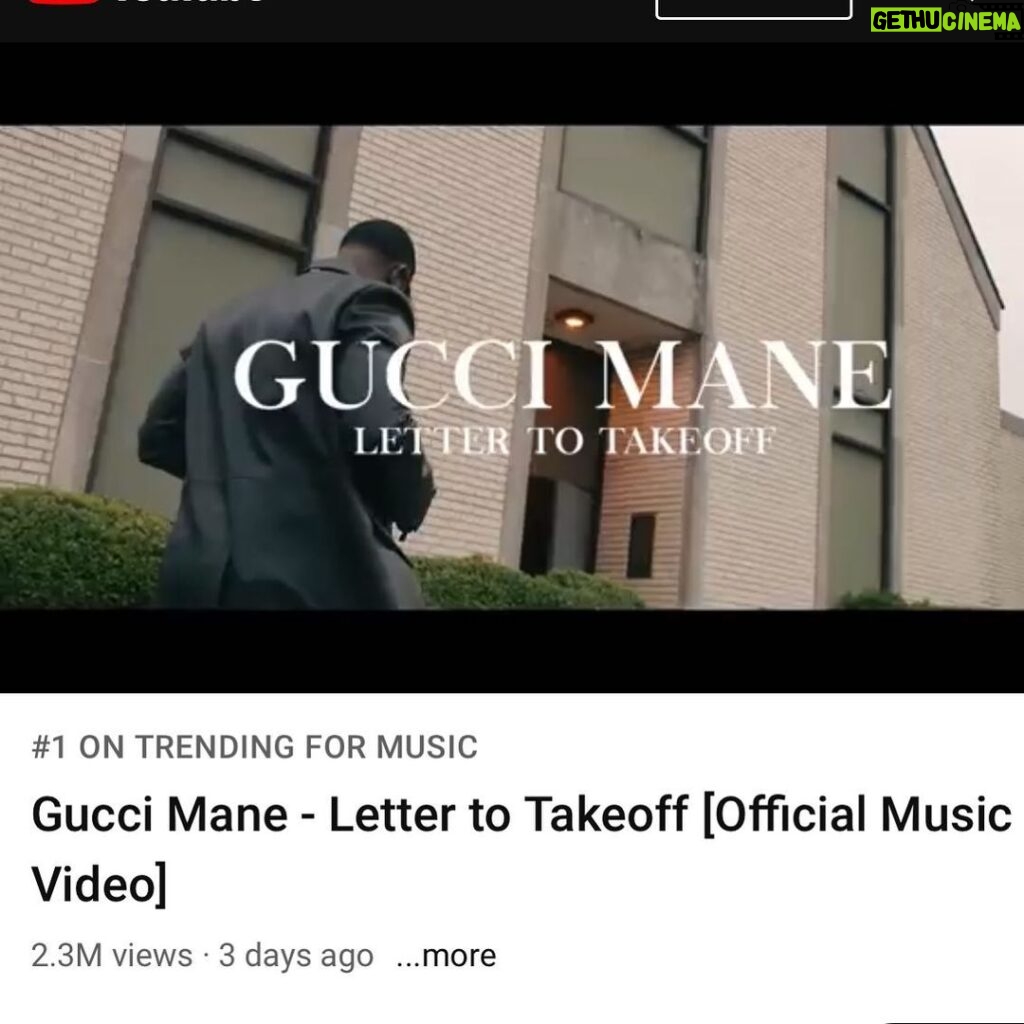 Gucci Mane Instagram - Long Live Takeoff 🚀💔