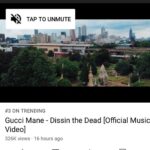 Gucci Mane Instagram - Let’s change the narrative and get this to number 1 link in bio #DissinTheDead 🤫