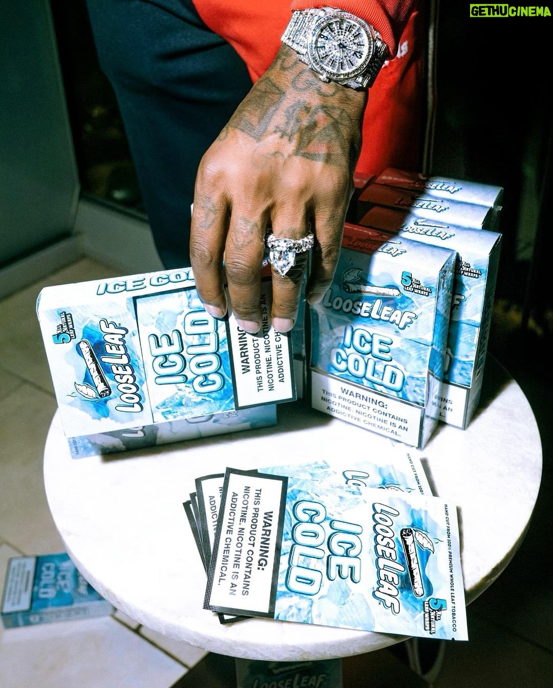 Gucci Mane Instagram - 🥶 @looseleaf 🥶 brrr