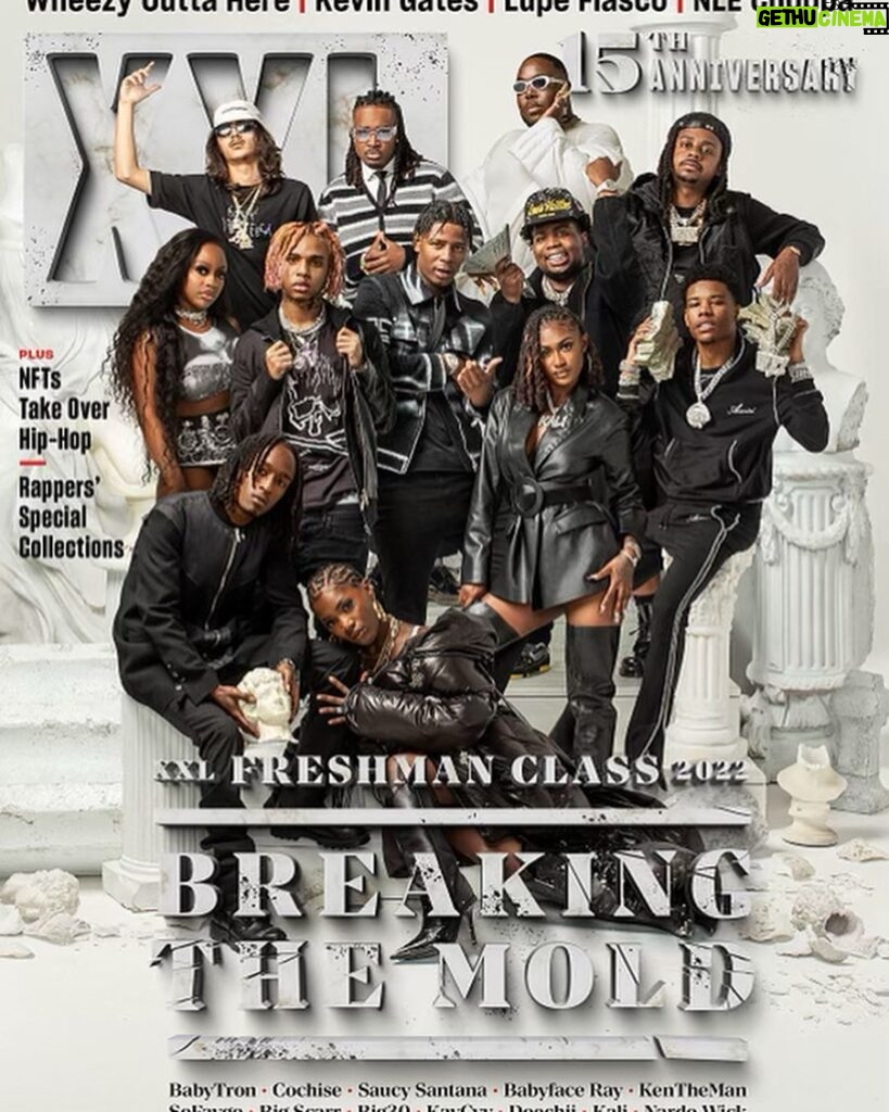Gucci Mane Instagram - Congrats to my Secret Weapon @bigscarr on the @xxl Freshman of the Year! I’m super proud of you and glad to see you’re acknowledged for the hard work you put in #New1017 🥶 2nd year in a row we made the XXL FRESHMAN COVER!!
