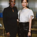 Gugu Mbatha-Raw Instagram - ✨Lighting up London! ✨ So special to take part in this Crossroads conversation with the luminous @yomi.adegoke. Thank you @giorgioarmani for bringing this room of curious and powerful women together and giving me the opportunity to talk about my journey as an actor, character through clothes and my work with @refugees. 💙#giorgioarmanicrossroads @giorgioarmani @armanibeauty