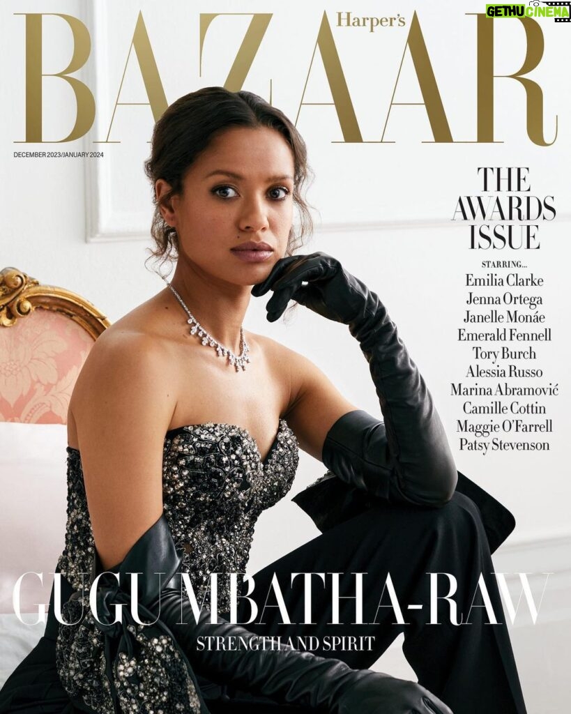 Gugu Mbatha-Raw Instagram - As a Goodwill Ambassador for UNHCR (@refugees), the actor Gugu Mbatha-Raw combines her flourishing career on stage and screen with advocacy for the rights of displaced people worldwide. #GuguMbathaRaw stars on one of @bazaaruk’s five special-edition covers to celebrate the 2023 Awards issue. @gugumbatharaw wears @alexandermcqueen and @harrywinston EIC @lydiasmag Deputy editor and interview @franceshedges Photography @helenachristensen Stylist @leithclark Creative director @tom_houseofusher Fashion director @avrilmair Picture director @izzyparrylewis Talent director @lottielumsden Talent editor @olivia__blair Features director @hels_lee Hair @bjornkrischker Makeup @kaymontano Nails @michelleclassnails Styling assistant @galkln