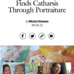 Gugu Mbatha-Raw Instagram - The incomparable Stephan James! 🎨I took a moment to paint @tdotsteph who plays Baden in Surface, when I was recovering from Covid back in June. Thank you @wmag for asking me some Art questions! See link in stories to read a bit more about how I found my process and why painting can be so cathartic. ❤️ #Art
