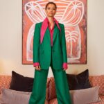 Gugu Mbatha-Raw Instagram - There’s no place like @sohohome ! 👠✨👠 Thank you @sohohouse for letting me play on the furniture at your new Studio! Also for keeping me topped up with espresso and sunflowers to beat the jet-lag!🌻 Great talking about Art and design, freedom and self-expression, “I wasn't a “pretty little girl, I had short, bobbly hair and looked like a boy until I was six. And I feel thankful in a way. I was never the kind of child who therefore had a value system based on looks. I got my validation from things I’d accomplished and enjoyed. My mum always let me express myself. When I’d take over the living room floor with my art projects, she was always very good-natured about allowing me to do that. I realise, in hindsight, that’s not the case for everyone to have that kind of freedom.” #Surface #Art #interiors #design Westbourne Grove