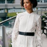 Gugu Mbatha-Raw Instagram - What a Wimbledon! 🎾 Thank you @bazaaruk and @jaguar for a wonderful day of tennis with friends! A joyful treat to remember ❤️ Special thanks @erdem for the Centre Court-worthy frock! 🎾 Wimbledon Tennis Championship