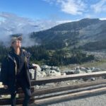 Gugu Mbatha-Raw Instagram - Remember… The Sun’s still shining on the other side of the clouds… ☀️🧘🏽‍♀️ Thank you Whistler for the beautiful perspective 🇨🇦 #awe #clouds Whistler Blackcomb
