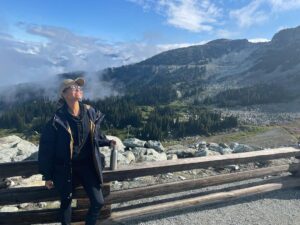 Gugu Mbatha-Raw Instagram - Remember… The Sun’s still shining on the other side of the clouds… ☀️🧘🏽‍♀️ Thank you Whistler for the beautiful perspective 🇨🇦 #awe #clouds